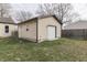 A one-car detached garage is located in the backyard at 631 E 86Th St, Indianapolis, IN 46240
