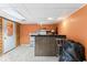 Basement bar featuring wooden design and seating adjacent to the door at 788 S Harbour Dr, Noblesville, IN 46062