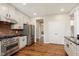 Stylish kitchen equipped with stainless steel appliances and custom cabinetry at 8228 Morel Dr, Indianapolis, IN 46256