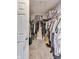 Walk-in closet with ample storage space and carpeted floors at 8610 Fawn Way, McCordsville, IN 46055