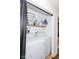 Convenient laundry area features a full size washer and dryer at 8829 Depot Dr, Indianapolis, IN 46217
