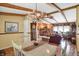 Open concept dining room and living room with hardwood floors and lots of natural light at 9255 W 30Th St, Indianapolis, IN 46234