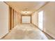 This garage is spacious with a door at 9525 Meadowlark Dr, Indianapolis, IN 46235