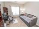 Comfortable bedroom featuring a stylish daybed, comfortable carpeting, and a neutral color palette for relaxation at 9752 Brook Wood Dr, McCordsville, IN 46055