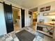 Foyer with a tile floor, sliding barn doors, and a console table at 11522 N 450 W, Alexandria, IN 46001
