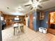 Spacious kitchen with wood cabinets, tile flooring, and a large eat-in area at 11522 N 450 W, Alexandria, IN 46001