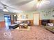 Neutral-toned living room featuring a fireplace and comfortable seating at 11522 N 450 W, Alexandria, IN 46001