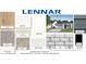 Selection of interior materials and exterior elevation featuring designer finishes and coordinated color palettes at 19707 Boulder Brook Ln, Westfield, IN 46074