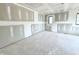 Unfinished bedroom with base coats of paint, and 2 windows at 20598 Chatham Creek Dr, Westfield, IN 46074