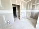 Unfinished hallway showing water lines, open doorways and drywall at 20598 Chatham Creek Dr, Westfield, IN 46074
