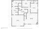 Detailed floorplan showcasing the layout of the second floor including bedrooms, bathrooms, and Gathering room at 2180 Olympia Dr, Franklin, IN 46131