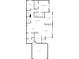 Detailed floor plan showcasing the layout of the home, including bedrooms, bathrooms, kitchen, and living areas at 3124 Sharon Cir, Brownsburg, IN 46112