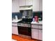 Kitchen view with stainless steel oven and white countertops at 4214 Woodsage Trce, Indianapolis, IN 46237