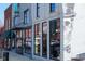 Exterior of a commercial building with large windows and a black and white mural at 462 N Crystal Dr, Fortville, IN 46040