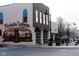 Exterior street view featuring a mural on the side of a building at 462 N Crystal Dr, Fortville, IN 46040