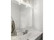 Clean, modern bathroom featuring a vanity with a white countertop and a large mirror at 4763 Denton Dr, Zionsville, IN 46077