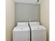 Laundry room with side by side washer and dryer at 4951 Tuscany Ln, Indianapolis, IN 46254