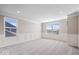 Bonus room with carpet, neutral paint, trim, and lots of natural light at 5658 Pecan Ct, Noblesville, IN 46062