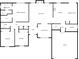 Detailed floor plan showing the layout of the home, including bedrooms, living areas, and garage at 603 Raintree Dr, Avon, IN 46123