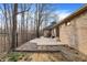 Backyard showing the patio and fenced yard at 7023 Mustang Ct, Martinsville, IN 46151