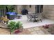 Outdoor patio seating area features a grill, fire pit, and a cozy place to gather at 7023 Mustang Ct, Martinsville, IN 46151