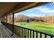 Expansive lawn view from the porch of the home at 7023 Mustang Ct, Martinsville, IN 46151