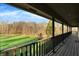 A stunning view of the property from the porch at 7023 Mustang Ct, Martinsville, IN 46151
