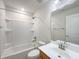 Bright bathroom featuring a tub and shower combination at 733 Keepsake Run, Greenwood, IN 46143