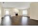 Expansive living room with a fireplace and ample natural light at 7607 Farm View E Cir, Indianapolis, IN 46256