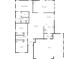 Detailed floor plan showcasing the layout of the home, including the bedrooms, bathrooms, kitchen, and living spaces at 943 Foxglove St, Lebanon, IN 46052