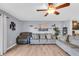 Comfortable living space with a plush sofa, stylish decor, and ample natural light at 972 Redwood Dr, Franklin, IN 46131