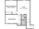 Floor plan showcasing a bonus bedroom, loft, full bathroom, and mechanical space at 0 E 96Th St, Fishers, IN 46037