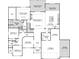 Detailed floor plan featuring 3 bedrooms, kitchen, gathering room, and a tandem garage at 0 E 96Th St, Fishers, IN 46037