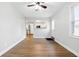 Open dining area with views into updated kitchen with stainless steel appliances at 1114 S Avon Ave, Avon, IN 46123