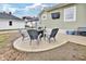 Cozy patio area featuring modern seating, a fire pit, and outdoor grilling space at 118 W Fordice St, Lebanon, IN 46052