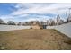 Fenced-in backyard perfect for or pets to play around at 140 Kim Dr, Anderson, IN 46012