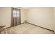 Cozy bedroom with neutral carpet, chair, and draped window providing natural light at 140 Kim Dr, Anderson, IN 46012