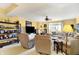 Finished basement featuring neutral color palette, plush furniture, and TV at 16129 Brookhollow Dr, Westfield, IN 46062