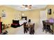 Bright bedroom featuring yellow walls, carpet, furniture and decor at 16129 Brookhollow Dr, Westfield, IN 46062