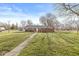 A well-maintained backyard offering ample space and a serene atmosphere at 1636 N County Road 425 E, Avon, IN 46123