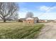 Single-story brick house with an attached garage and a large yard at 1636 N County Road 425 E, Avon, IN 46123