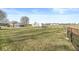 Expansive yard with fencing and lush green grass with a travel trailer at 1636 N County Road 425 E, Avon, IN 46123