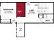 Second story layout of the home featuring a bedroom, bathroom, and loft area at 17220 Cole Evans Dr, Noblesville, IN 46060