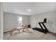 Bonus room featuring carpeted floor, natural light, and ample space for exercise equipment at 19970 Edwick Dr, Westfield, IN 46074