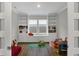 View of the playroom featuring a window seat, shelves and fun toys, perfect for children at 19970 Edwick Dr, Westfield, IN 46074