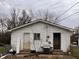 Backyard view showing exterior structure with grill at 2194 N Riley Ave, Indianapolis, IN 46218