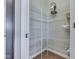 Walk-in pantry features white wire shelving at 4182 Backstretch Ln, Bargersville, IN 46106