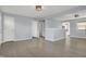 Open-concept living room with fresh paint and modern flooring at 621 Melvenia St, Indianapolis, IN 46219
