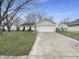 Charming single-story home featuring a well-manicured lawn, concrete driveway, and an attached two-car garage at 7228 Muirfield Pl, Indianapolis, IN 46237