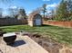 Backyard featuring a shed and patio offers ample space for outdoor activities and relaxation at , Indianapolis, IN 46217